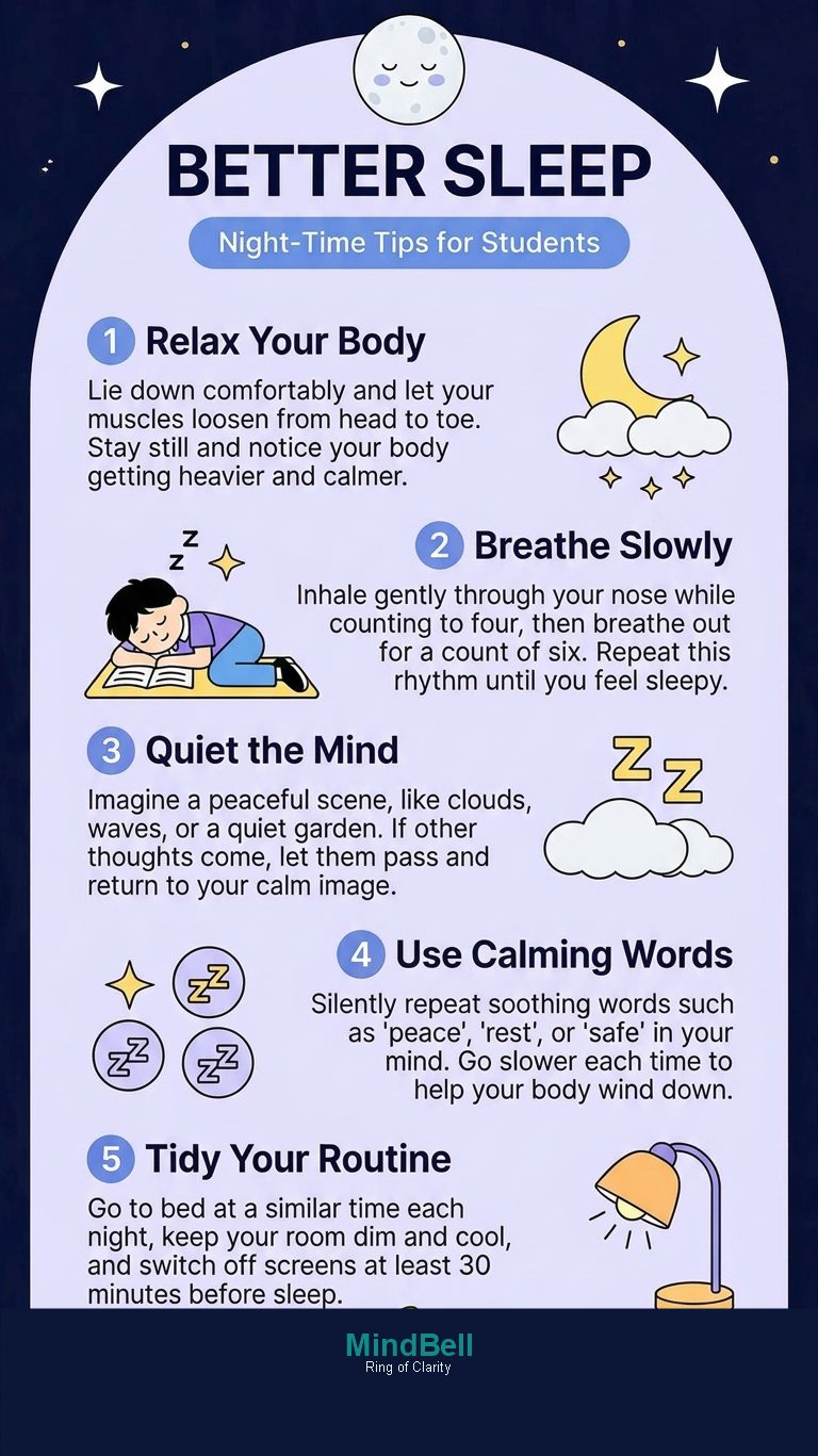 Better sleep banner for students