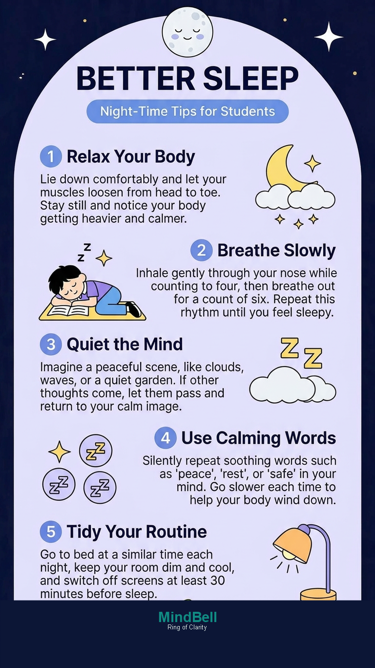 Better sleep banner for students